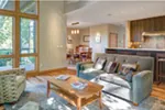 Beach & Coastal House Plan Living Room Photo 03 - Modern Home Floor 011D-0588 - Search House Plans and More