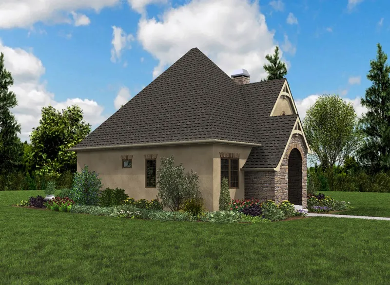 Ranch House Plan Front Photo 02 - Boyle European Cottage Home 011D-0591 - Search House Plans and More