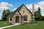 Ranch House Plan Front Photo 05 - Boyle European Cottage Home 011D-0591 - Search House Plans and More