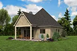 Ranch House Plan Rear Photo 02 - Boyle European Cottage Home 011D-0591 - Search House Plans and More