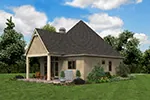 Ranch House Plan Rear Photo 03 - Boyle European Cottage Home 011D-0591 - Search House Plans and More