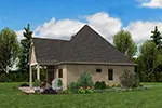 Ranch House Plan Rear Photo 04 - Boyle European Cottage Home 011D-0591 - Search House Plans and More