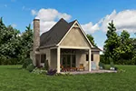 Ranch House Plan Rear Photo 06 - Boyle European Cottage Home 011D-0591 - Search House Plans and More