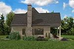 Ranch House Plan Side Photo 03 - Boyle European Cottage Home 011D-0591 - Search House Plans and More