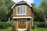 Shingle House Plan Front of House 011D-0616