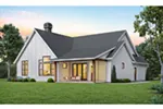 Cabin & Cottage House Plan Rear Photo 01 - Mercer Way Modern Farmhouse 011D-0627 - Shop House Plans and More