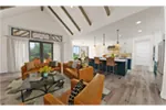 Farmhouse Plan Great Room Photo 01 - Perry Hill Modern Farmhouse 011D-0661 - Shop House Plans and More