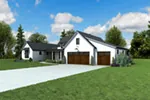Ranch House Plan Front Photo 04 - 011D-0666 - Shop House Plans and More