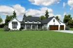 Ranch House Plan Front Photo 05 - 011D-0666 - Shop House Plans and More