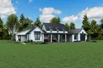 Ranch House Plan Rear Photo 03 - 011D-0666 - Shop House Plans and More