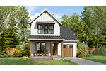 Modern House Plan Front Photo 01 - 011D-0715 - Shop House Plans and More