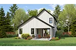Modern House Plan Rear Photo 01 - 011D-0715 - Shop House Plans and More