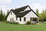 Modern House Plan Rear Photo 03 - 011D-0715 - Shop House Plans and More