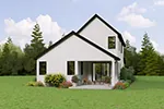 Modern House Plan Rear Photo 04 - 011D-0715 - Shop House Plans and More
