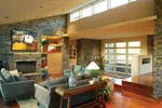 Ranch House Plan Great Room Photo 01 - Castlerock Manor Luxury Home 011S-0018 - Search House Plans and More