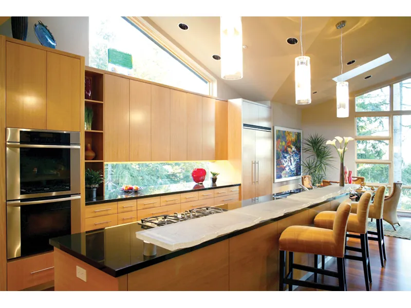 Ranch House Plan Kitchen Photo 02 - Castlerock Manor Luxury Home 011S-0018 - Search House Plans and More