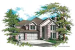 Sunbelt House Plan Front of House 011S-0031