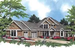 Luxury House Plan Front Image - Stewart Point Luxury Home 011S-0032 - Shop House Plans and More