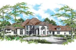 Mediterranean House Plan Front of House 011S-0051
