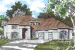 Beach & Coastal House Plan Front of Home - 011S-0060 - Shop House Plans and More