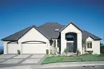 European House Plan Front of Home - 011S-0064 - Shop House Plans and More