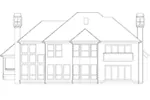European House Plan Rear Elevation - 011S-0064 - Shop House Plans and More