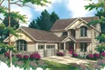 Rustic House Plan Front Image - Napier Lane Craftsman Home 011S-0072 - Shop House Plans and More