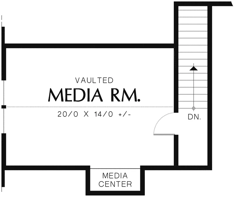 Luxury Home Plan Second Floor 011S-0073
