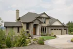 Rustic House Plan Front of Home - 011S-0074 - Shop House Plans and More