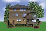 Prairie House Plan Color Image of House - 011S-0075 - Shop House Plans and More