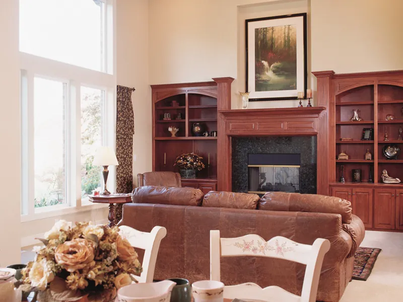Traditional House Plan Family Room Photo 01 - 011S-0076 - Shop House Plans and More