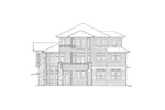 Cape Cod & New England House Plan Rear Elevation - 011S-0077 - Shop House Plans and More