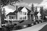 Luxury House Plan Front Image of House - 011S-0078 - Shop House Plans and More