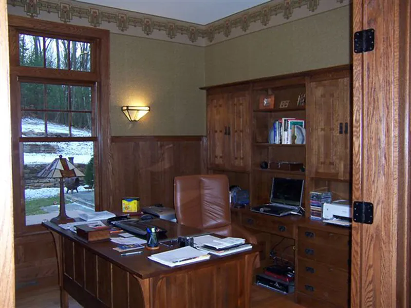 Rustic House Plan Office Photo 01 - 011S-0083 - Shop House Plans and More