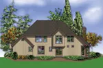 Rustic House Plan Color Image of House - 011S-0083 - Shop House Plans and More