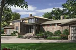 Craftsman House Plan Front Image - Demarco Luxury Prairie Home 011S-0085 - Search House Plans and More