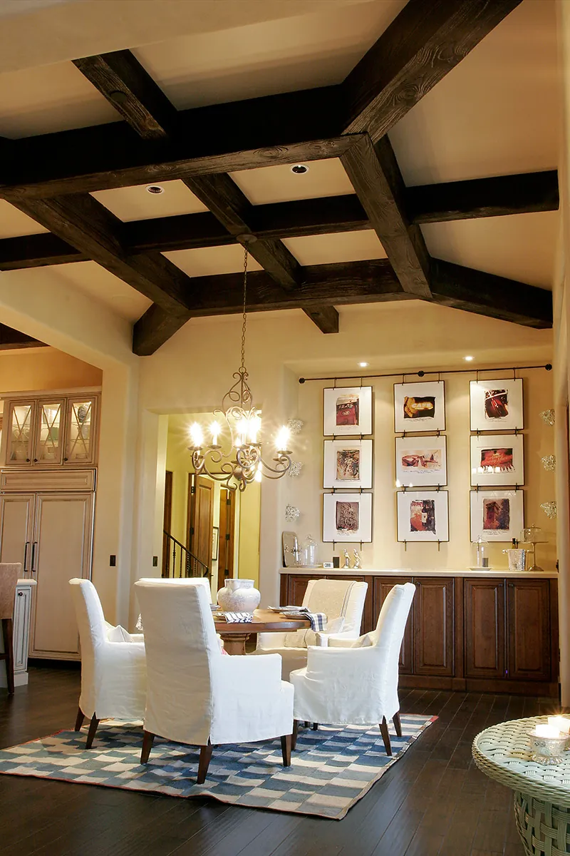 Mediterranean House Plan Dining Room Photo 01 - DeMere Luxury European Home 011S-0088 - Search House Plans and More
