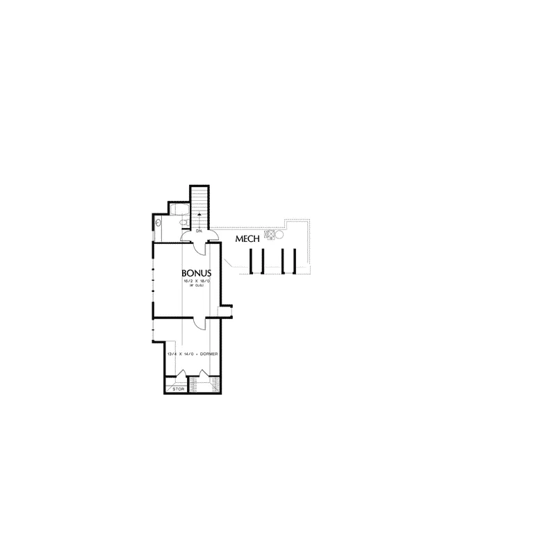 Luxury Home Plan Second Floor 011S-0088