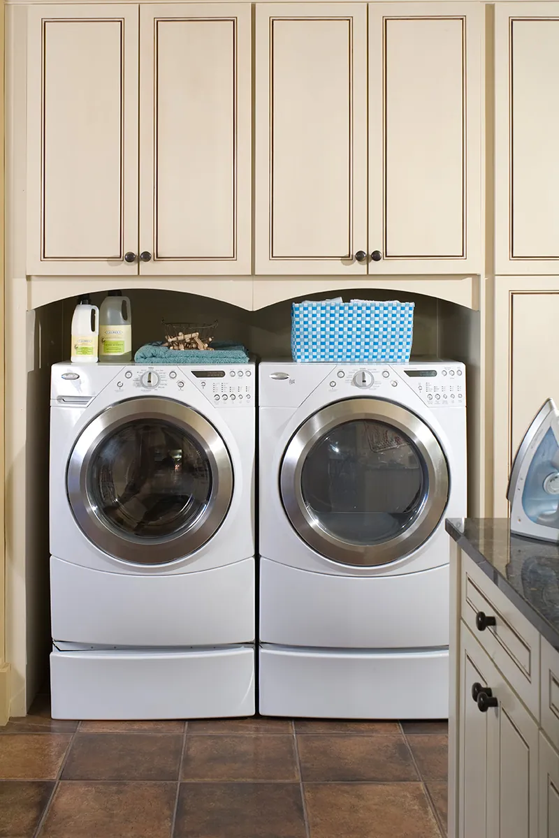 Mediterranean House Plan Laundry Room Photo 01 - DeMere Luxury European Home 011S-0088 - Search House Plans and More