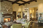 Mediterranean House Plan Living Room Photo 04 - DeMere Luxury European Home 011S-0088 - Search House Plans and More