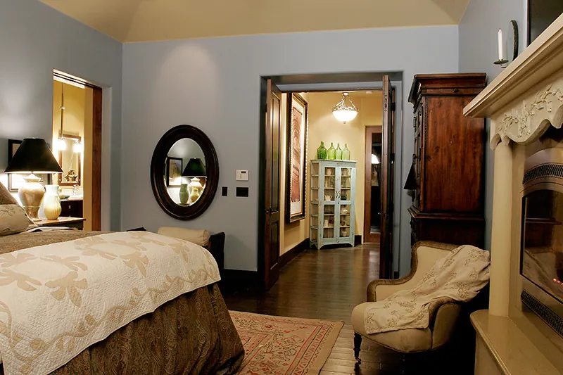 Mediterranean House Plan Master Bedroom Photo 01 - DeMere Luxury European Home 011S-0088 - Search House Plans and More
