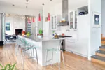 Vacation House Plan Kitchen Photo 01 - Perdana Luxury Modern Home 011S-0090 - Shop House Plans and More