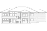 Contemporary House Plan Rear Elevation - 011S-0093 - Shop House Plans and More