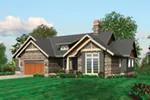 Shingle House Plan Front of Home - Prichard Place Luxury Craftsman Home 011S-0100 - Shop House Plans and More