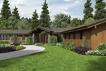 Vacation House Plan Front of House 011S-0108
