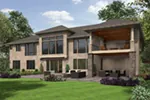 Sunbelt House Plan Rear Photo 01 - Wynhaven Luxury European Home 011S-0114 - Shop House Plans and More