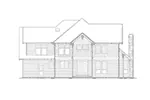 Shingle House Plan Rear Elevation - Ash Creek Craftsman Home 011S-0130 - Search House Plans and More