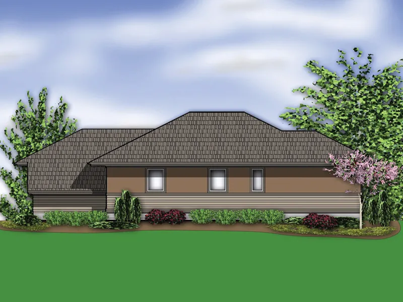 Contemporary House Plan Color Image of House - 011S-0144 - Shop House Plans and More