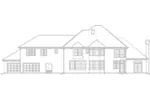 Traditional House Plan Rear Elevation - 011S-0154 - Shop House Plans and More