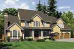 European House Plan Front of Home - Flanagan Place Luxury Home 011S-0158 - Search House Plans and More
